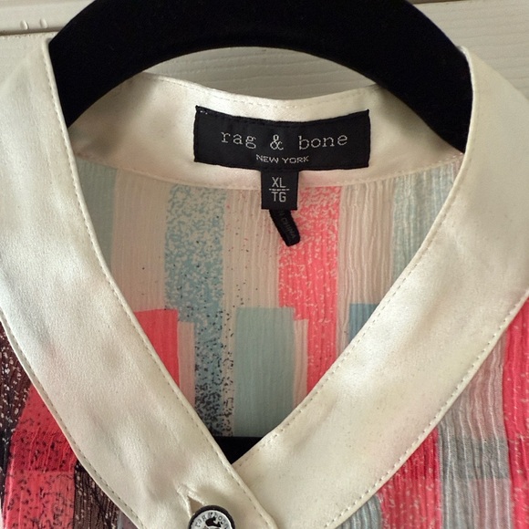 Rag & Bone Sheer Sleeveless Blouse - Picture 2 of 4